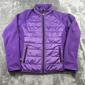Reebok Jacket Woman’s Large Purple Mock Neck‎ Full Zip Up Lightweight Athletic